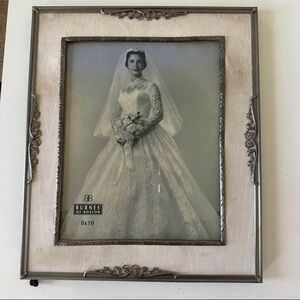 Vintage Wedding Burnes of Boston Ornate Silver Frame